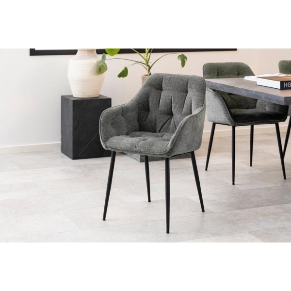 Krzesło Brooke antracytowe - ACTONA